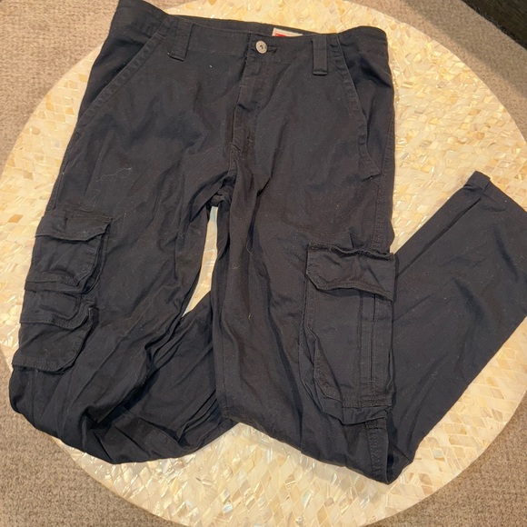 Men's Black Cargo Pants Duo - Picture 1 of 2